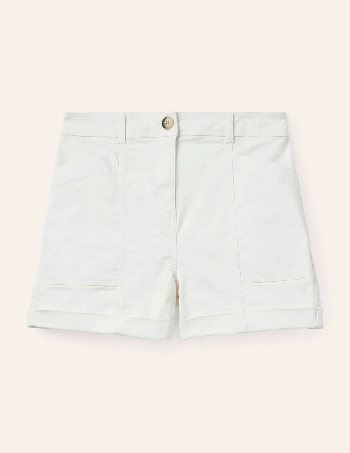 Abingdon Shorts-Ecru