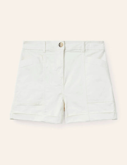 Abingdon Shorts-Ecru