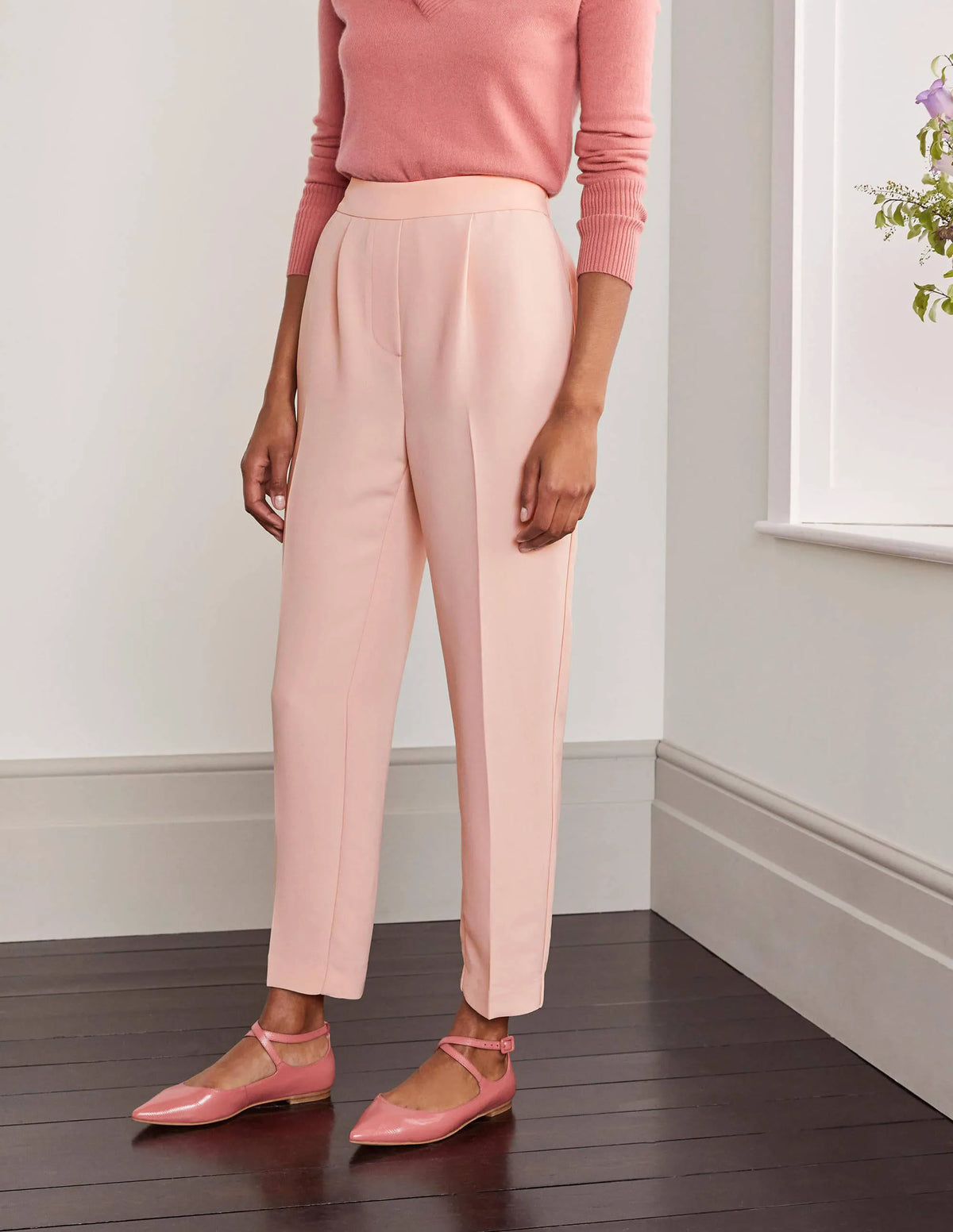 Albemarle Pull On Pants-Milkshake
