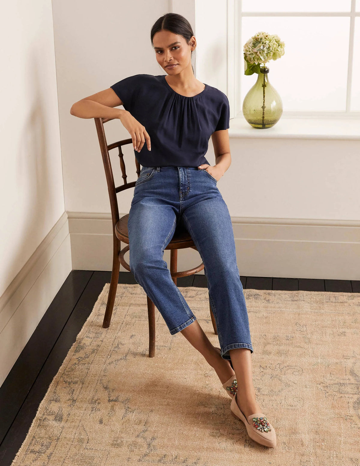 Florence Top-Navy