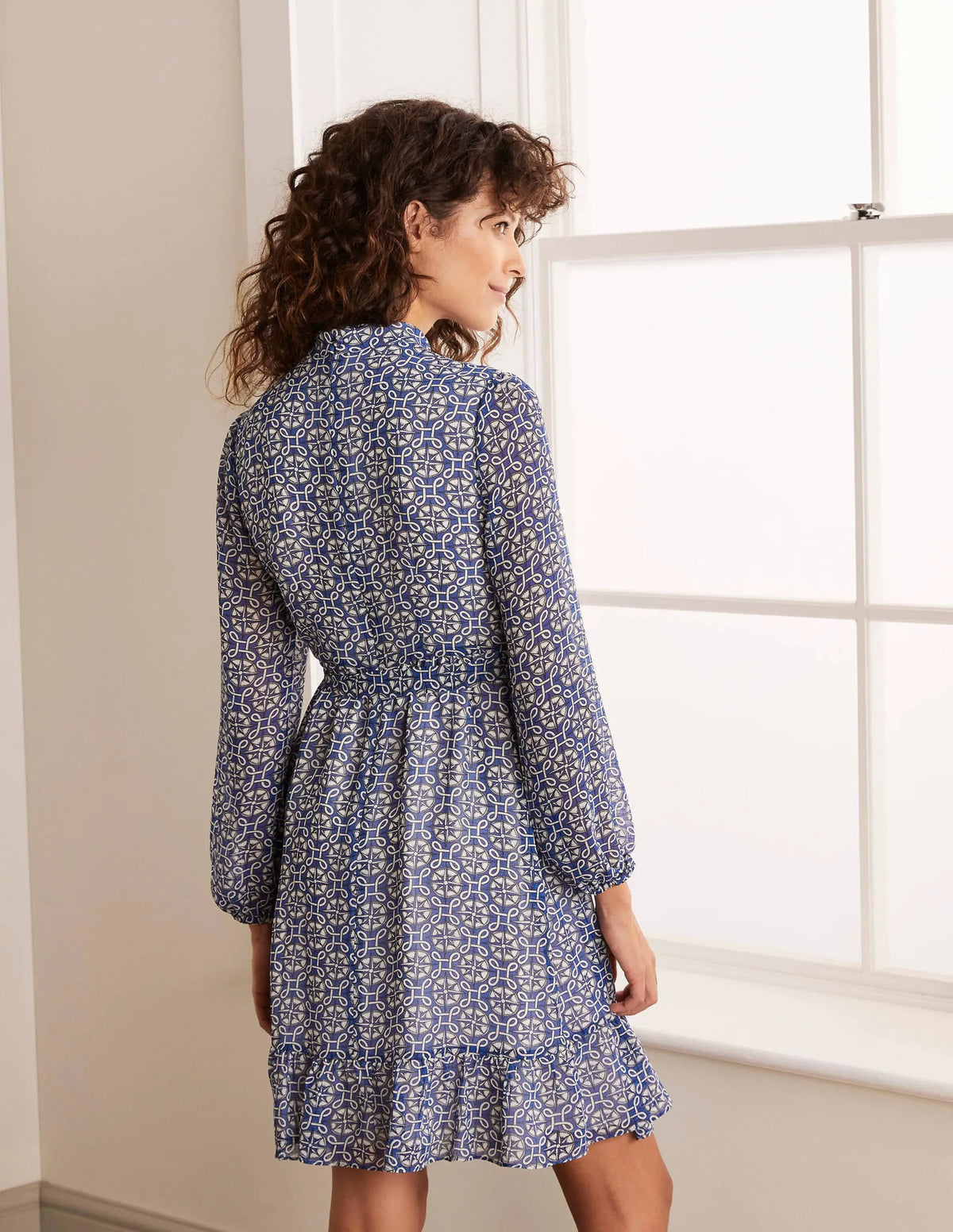 Lottie Belted Dress-Summit, Compass Knot