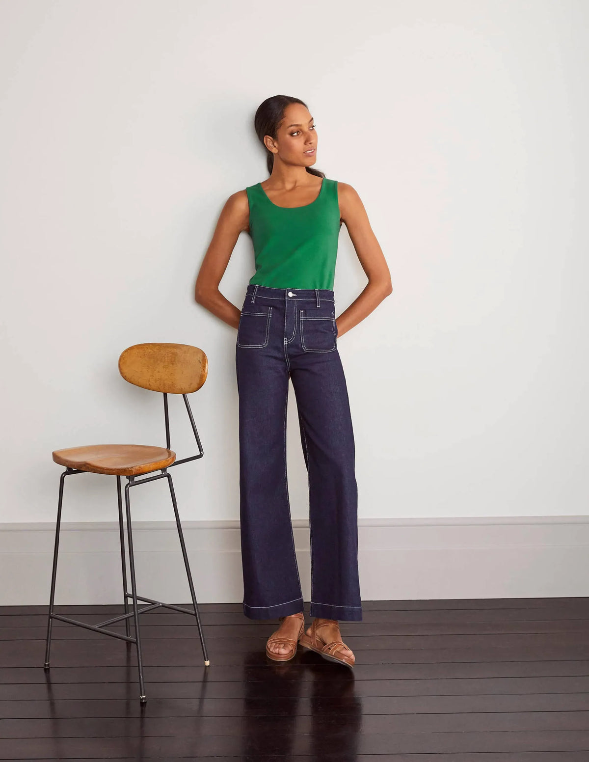 Double Layer Tank-Green