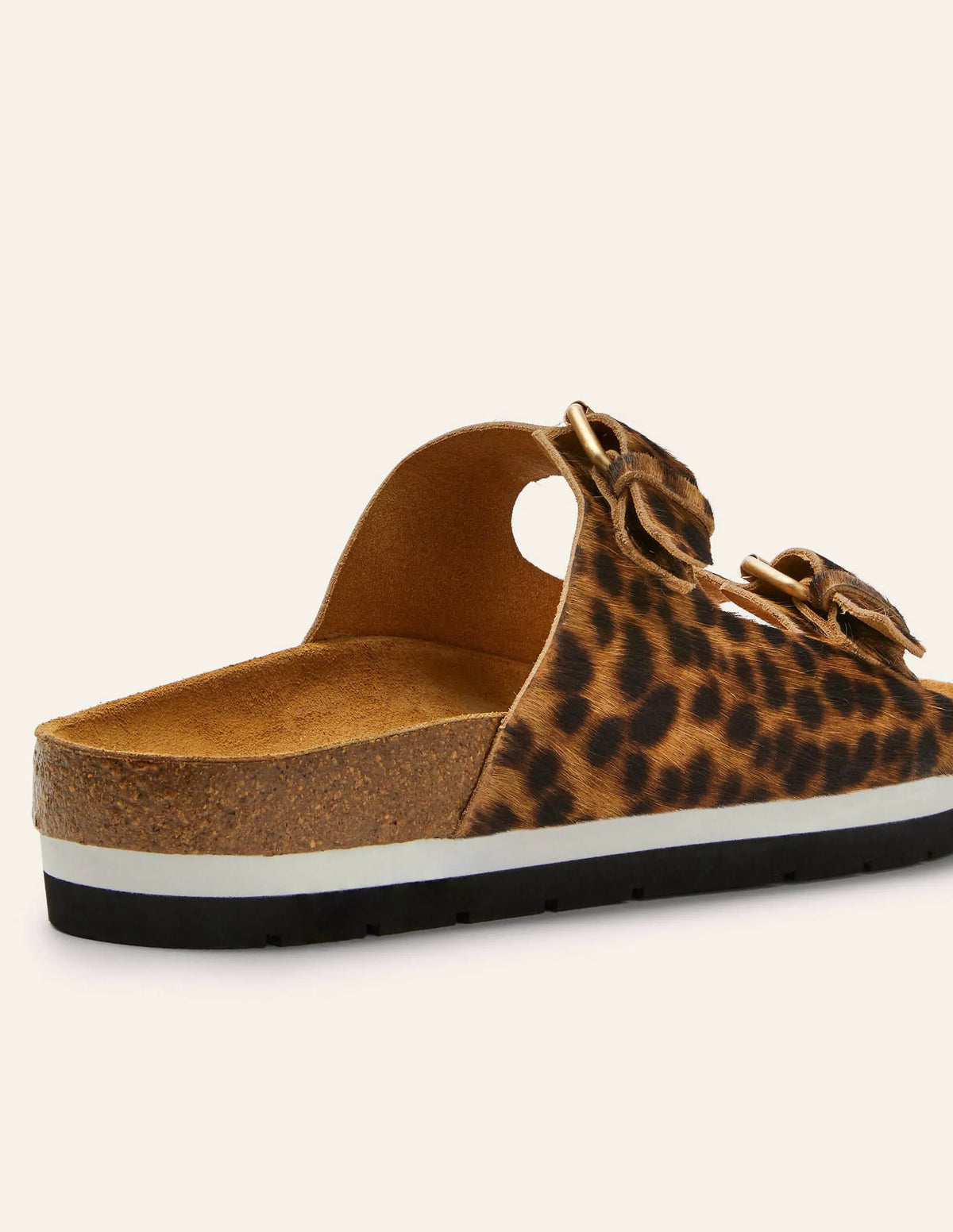 Ottoline Sandals-Tan Leopard