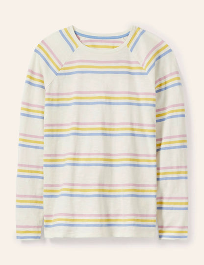 Lorna Baseball Top-Multi Stripe