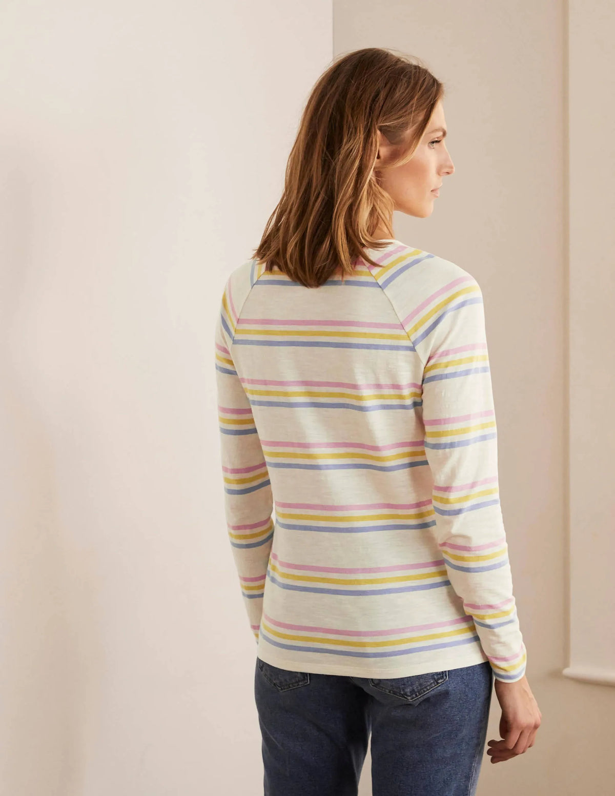 Lorna Baseball Top-Multi Stripe