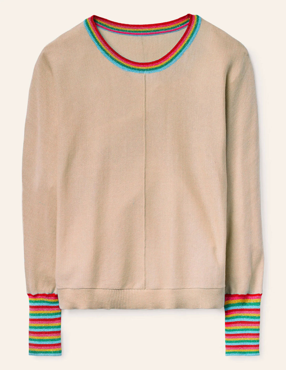 Lytton Sparkle Sweater-Oatmeal Melange