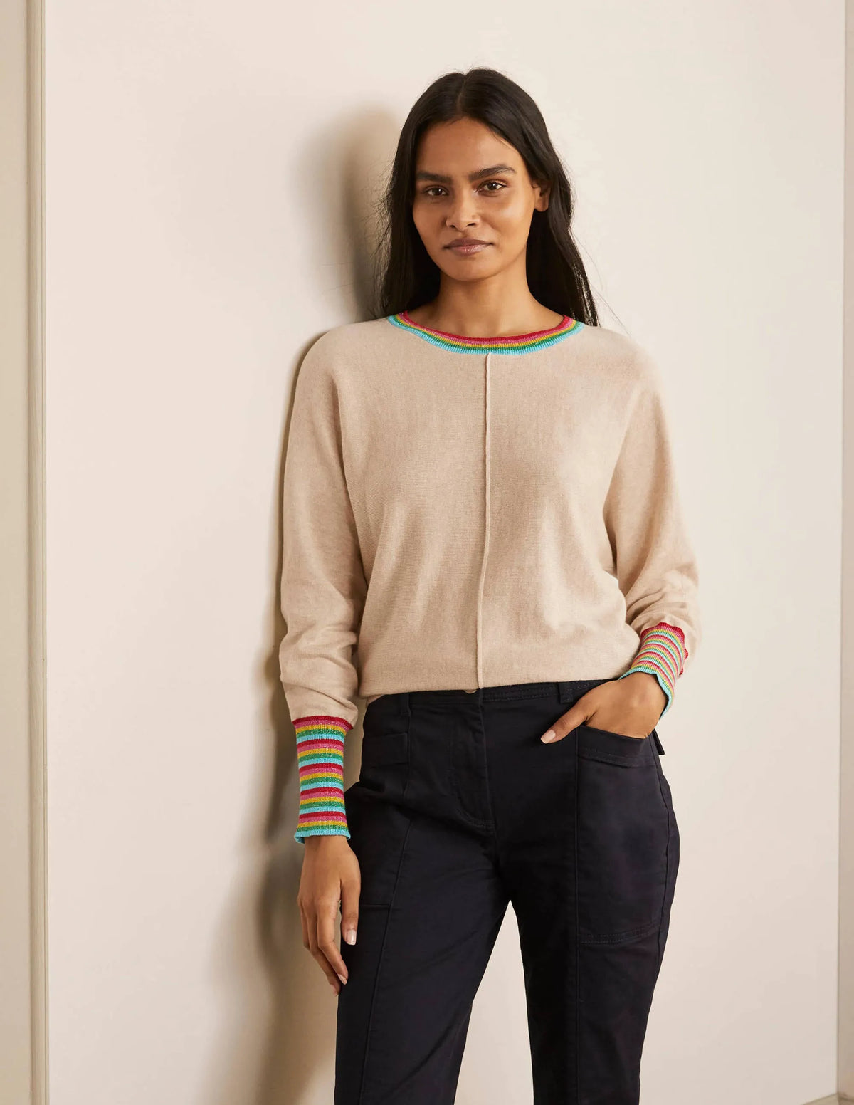 Lytton Sparkle Sweater-Oatmeal Melange