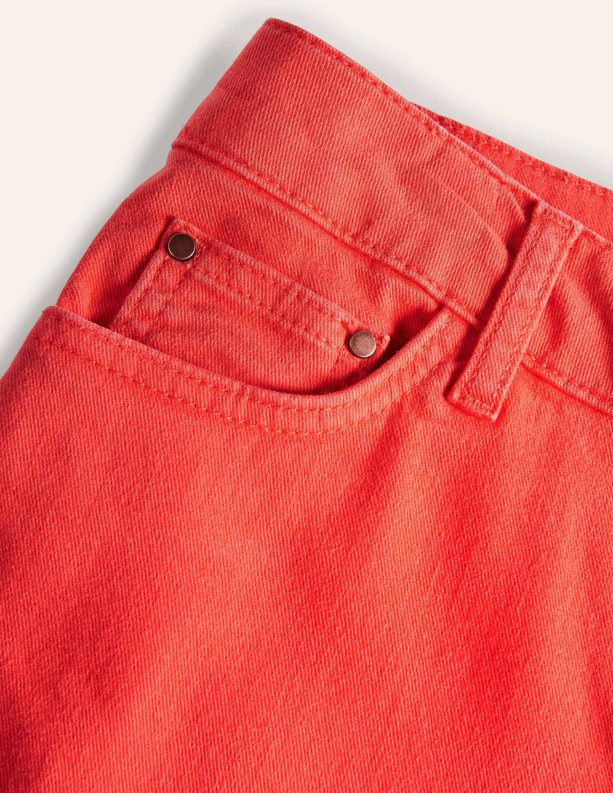 Slim Straight Ankle Skimmers-Cherry Red
