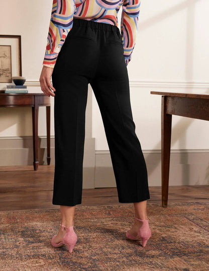 Albemarle Cropped Pants-Black