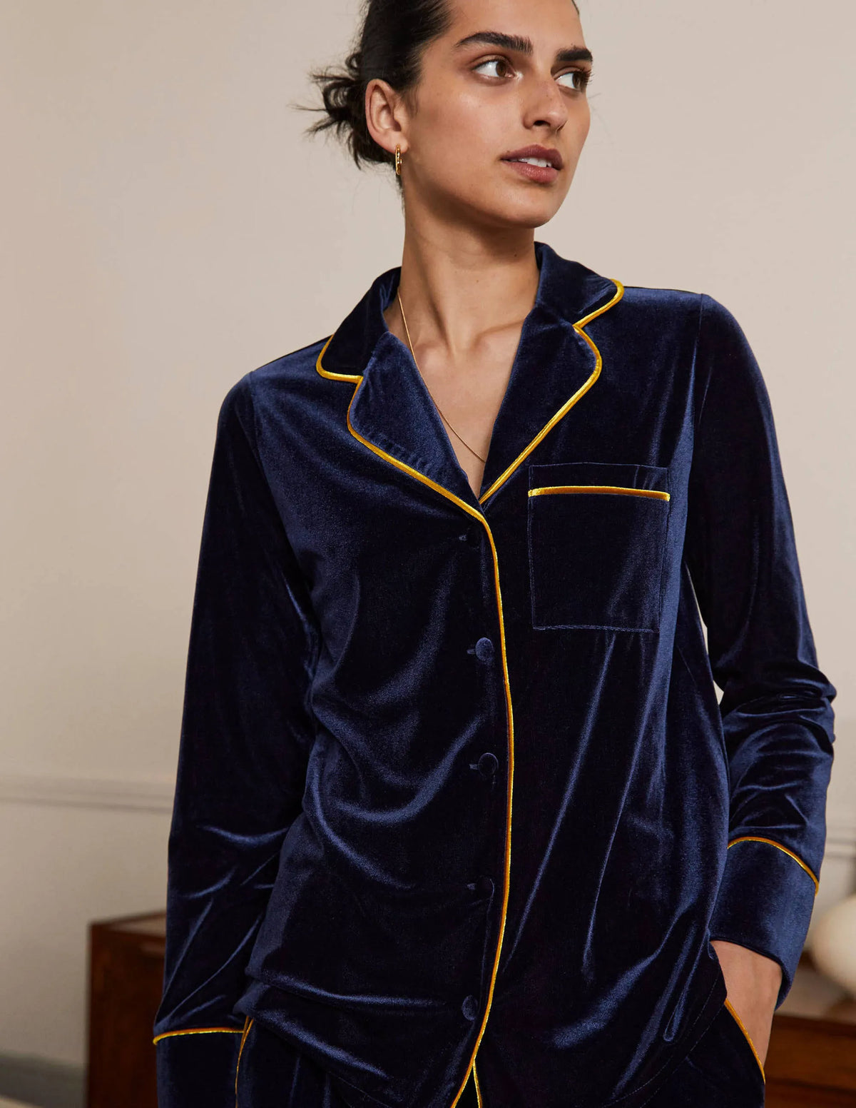 Zena Shirt-Navy