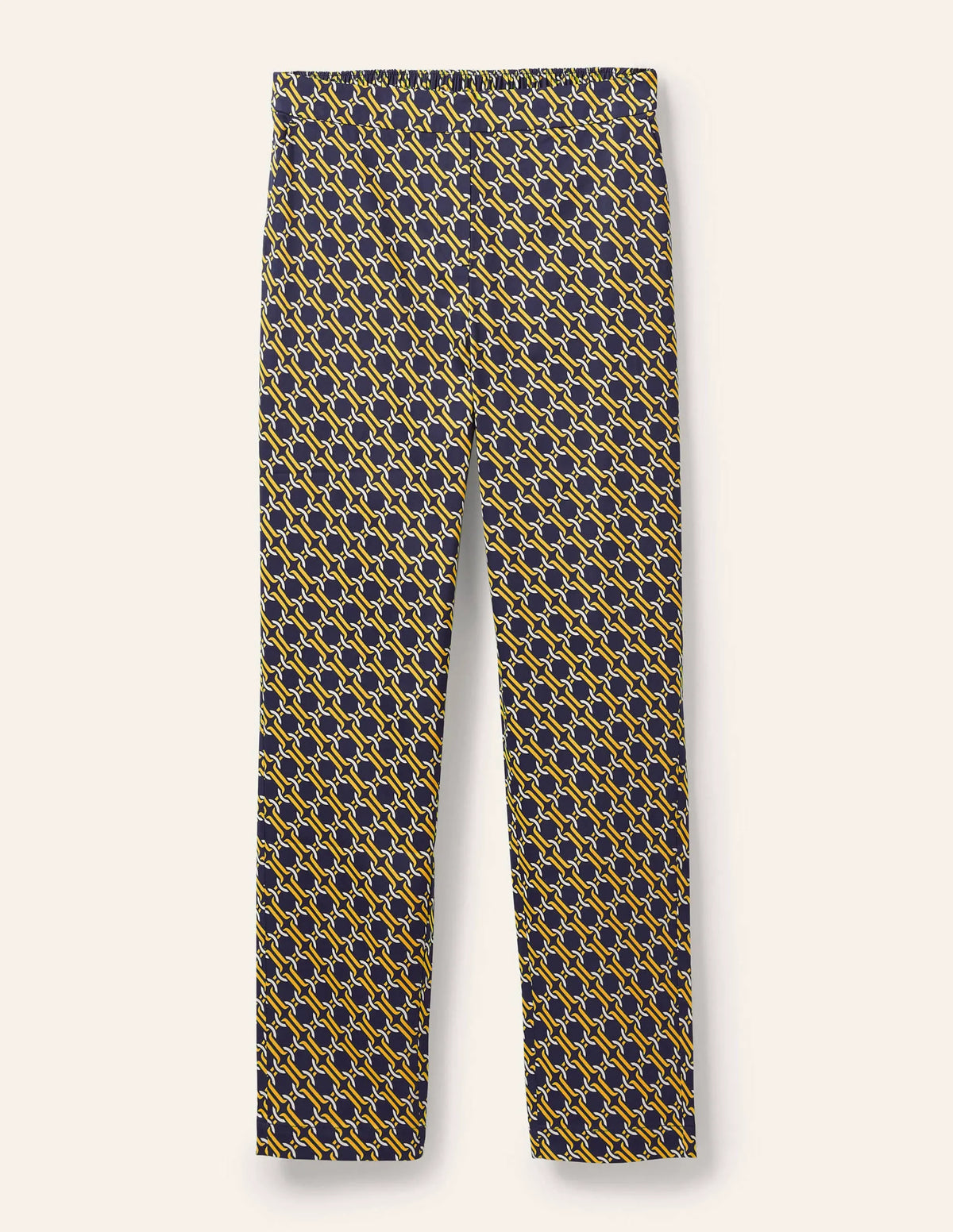 Pull On Pants-Navy, Chain Geo