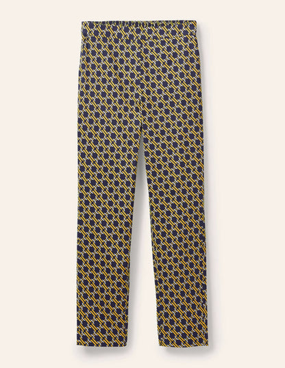 Pull On Pants-Navy, Chain Geo