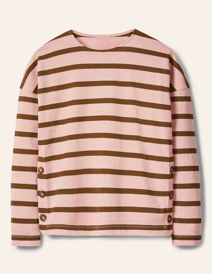 Sophie Long Sleeve Breton-Milkshake/Pony