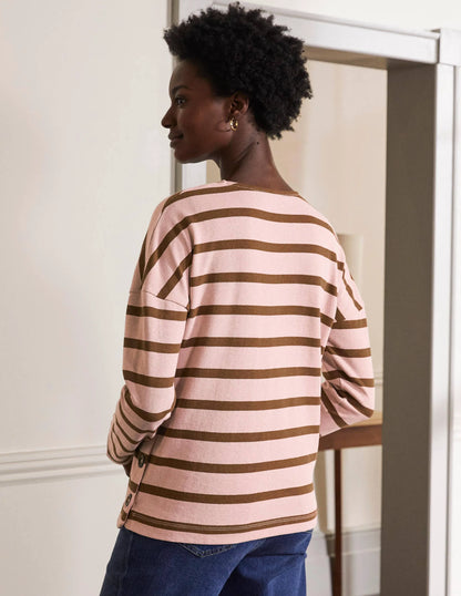 Sophie Long Sleeve Breton-Milkshake/Pony