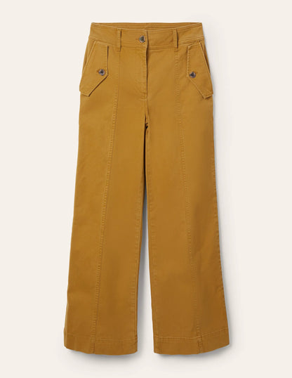 Wide Leg Chino Pants-Frankincense