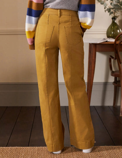 Wide Leg Chino Pants-Frankincense