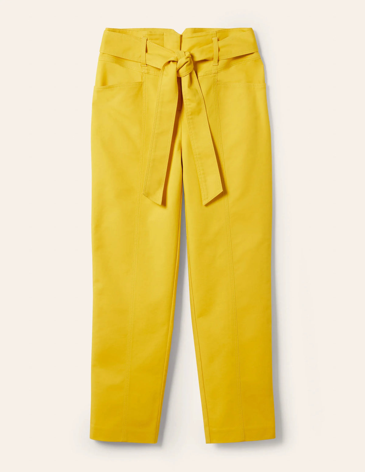 Tailored Tie Waist Pants-Wasp