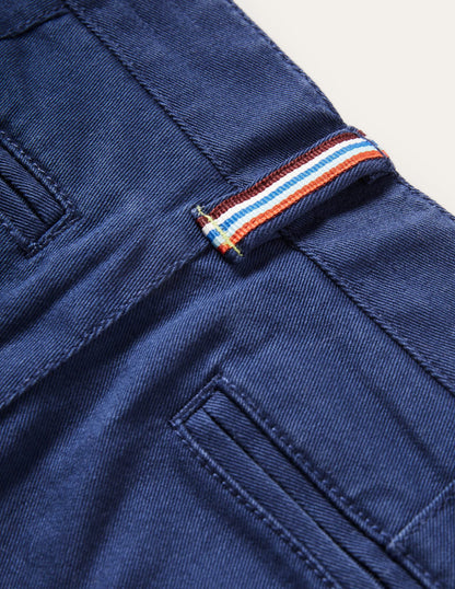 Chino Stretch Pants-College Navy