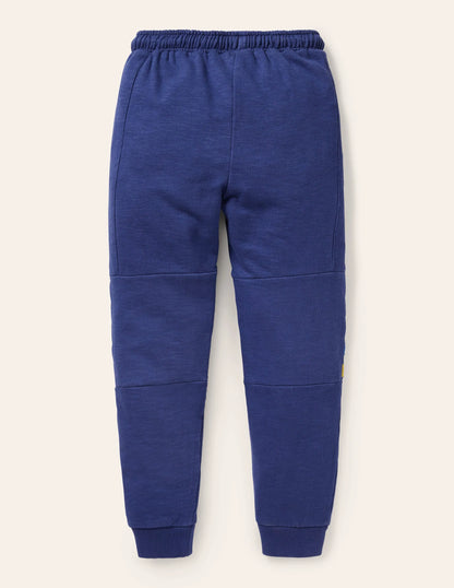 Warrior Knee Sweatpants-Starboard Blue Rainbow