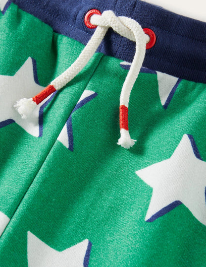 Printed Joggers-Highland Green Shadow Star