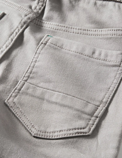 Jersey Skinny Pants-Grey
