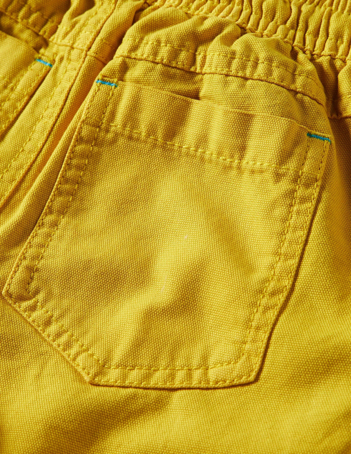 Pull-on Drawstring Shorts-Daffodil Yellow