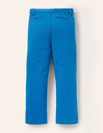 Chino Stretch Pants-Bright Marina Blue