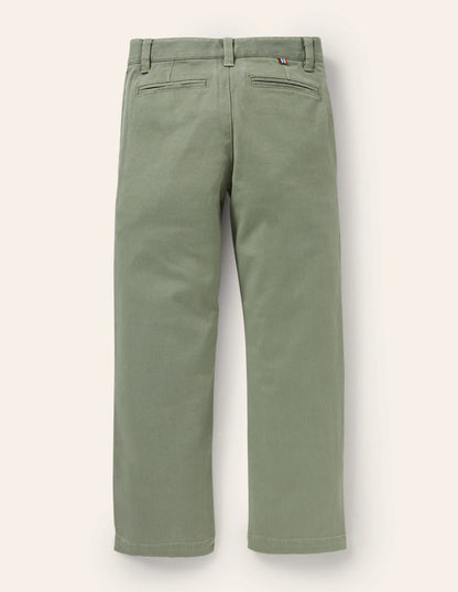 Chino Stretch Pants-Pottery Green