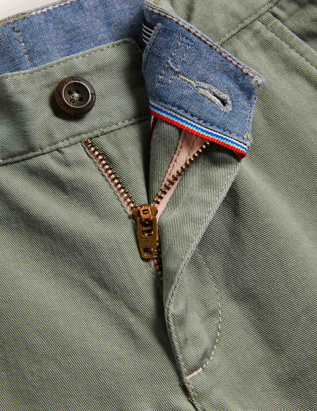 Chino Stretch Pants-Pottery Green