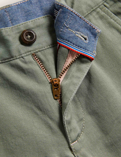 Chino Stretch Pants-Pottery Green