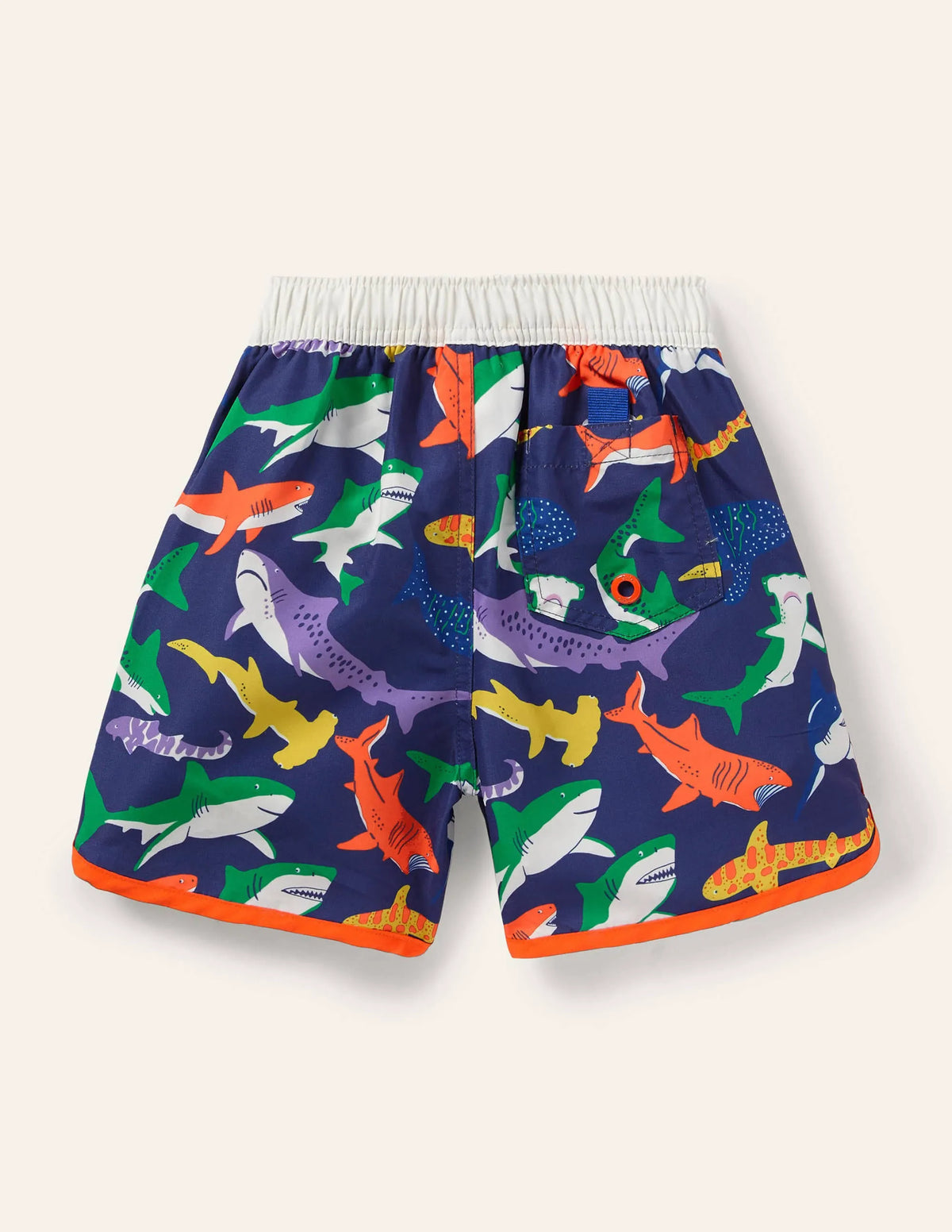 Surf Shorts-Starboard Blue Multi Sharks