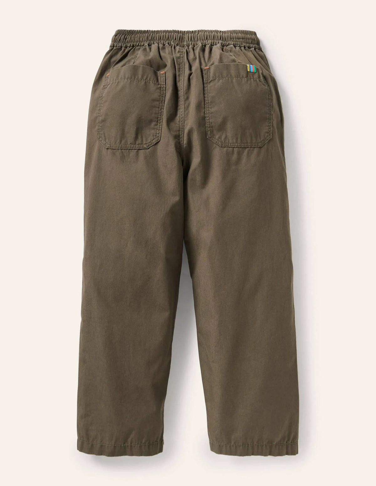Lined Cord Pants-Khaki Green