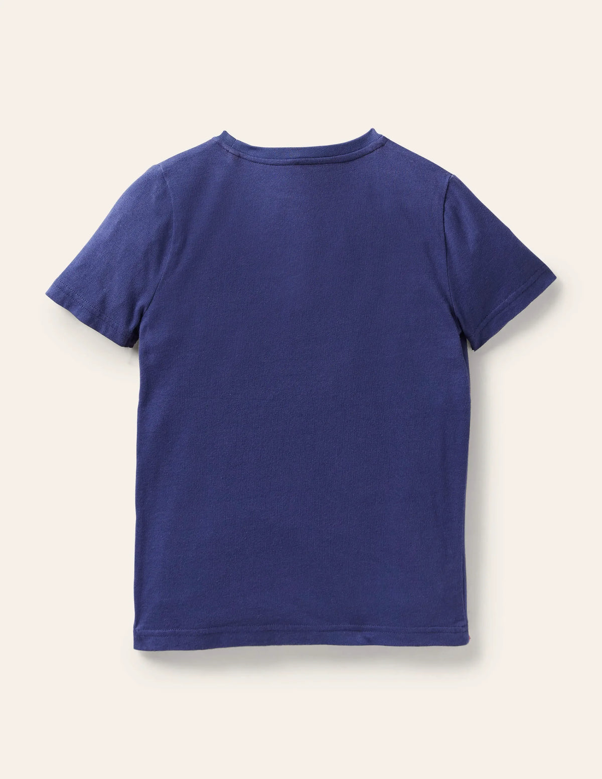 Zip Appliqué T-shirt-Starboard Blue Space
