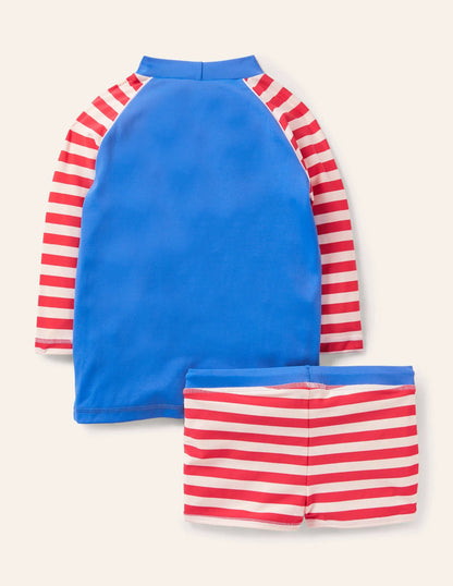 Blue Shark Surf Set-Strawberry Tart/Ivory Shark
