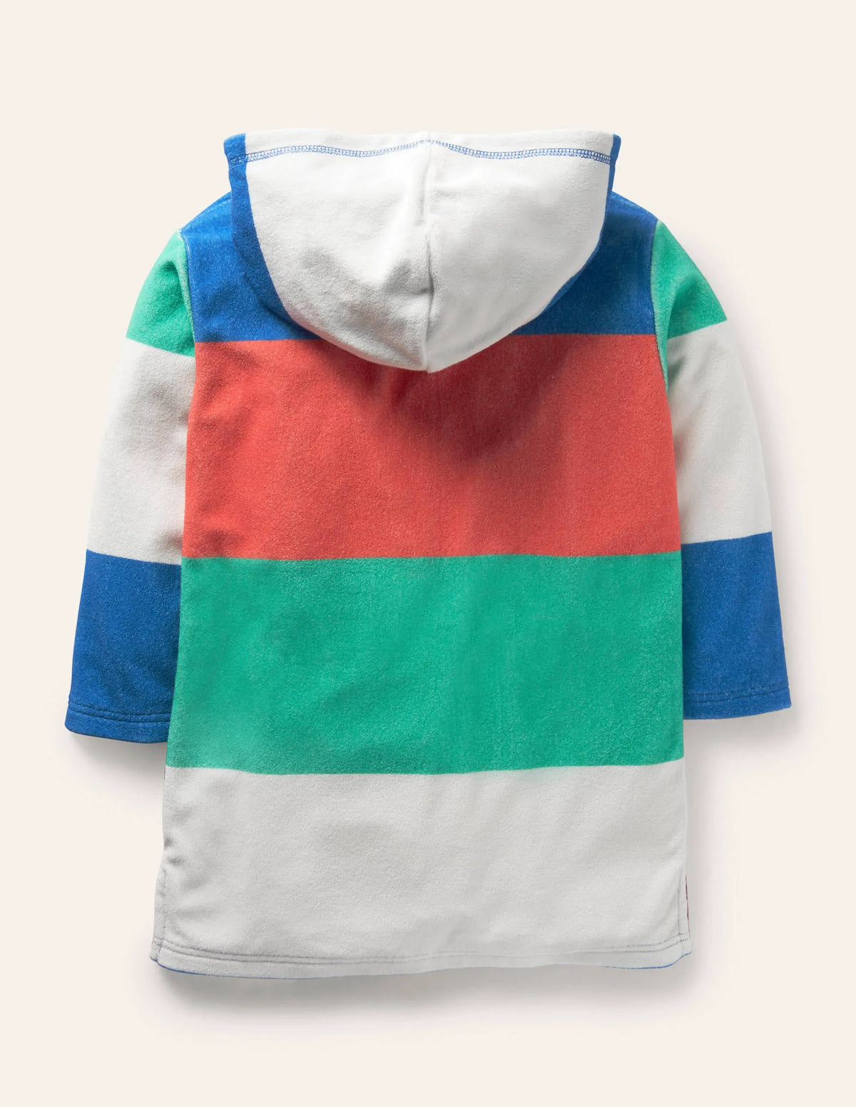 Towelling Throw-on-Multi Stripe