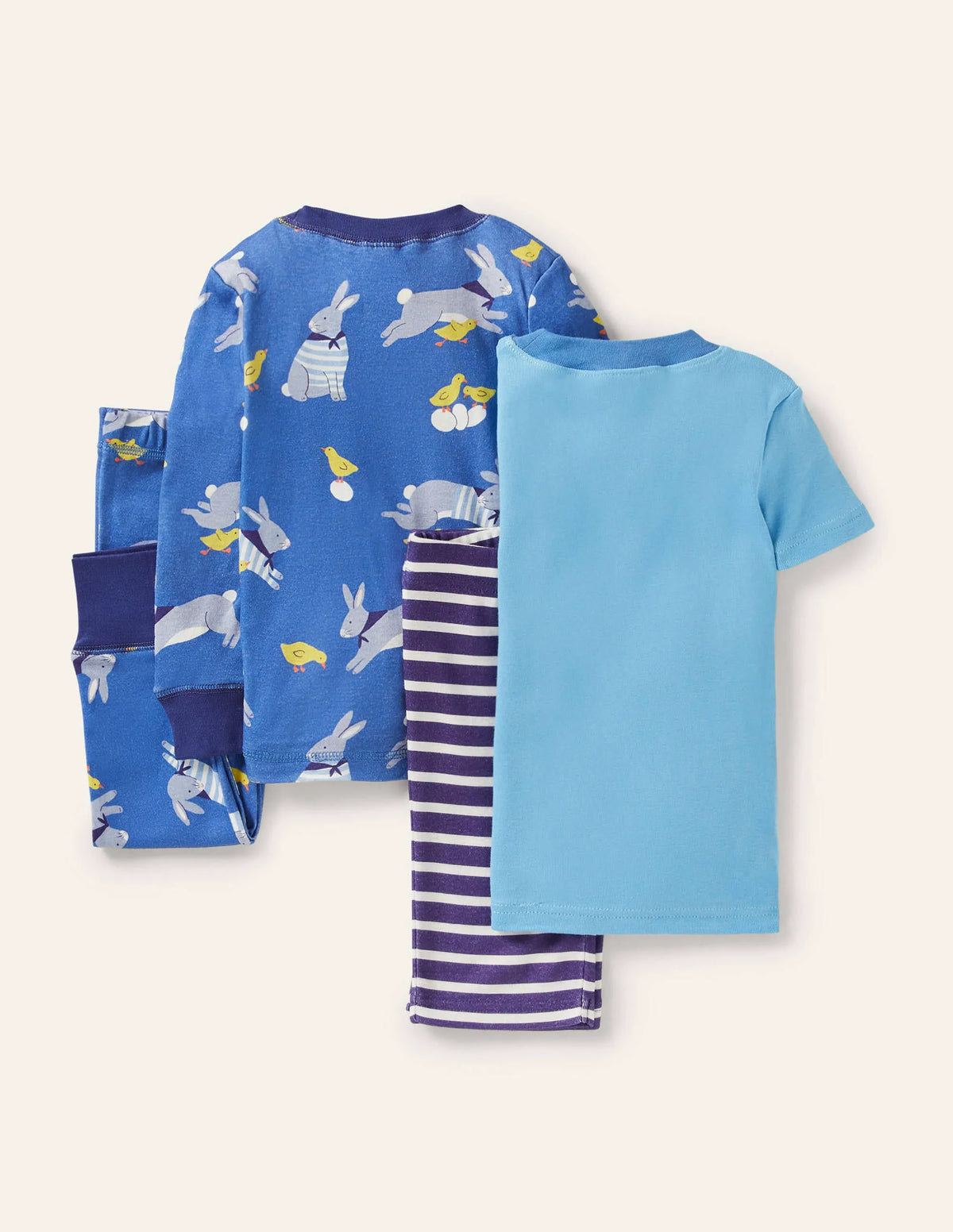 Easter Twin Pack Pajamas-Bright Marina Easter Bunny