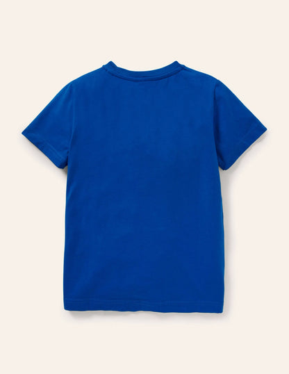 Underwater Animal T-shirt-Blue Wave Turtle