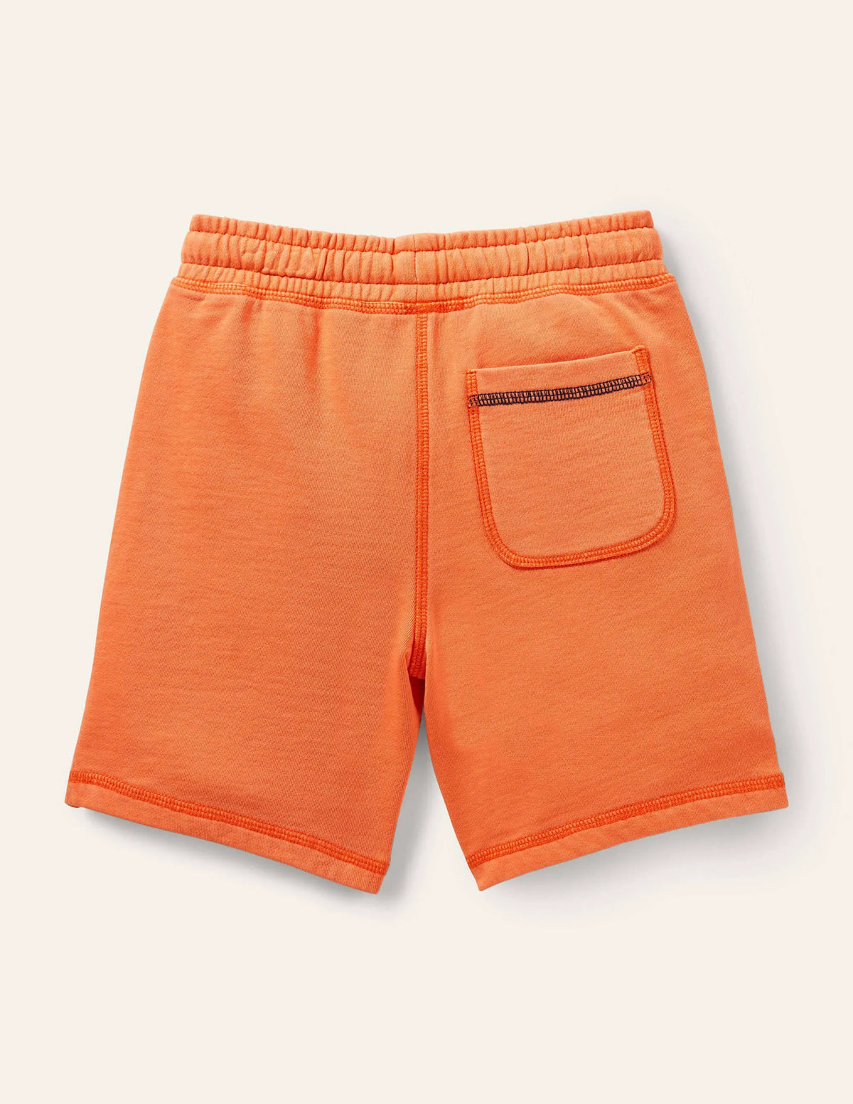 Garment-dyed Sweatshorts-Satsuma Orange
