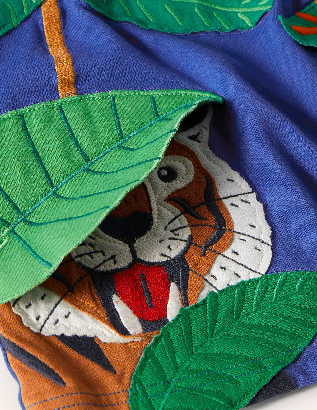 Lift-the-flap Animal T-shirt-Bluebell Blue Peeping Jungle