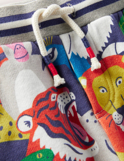 Printed Sweatshorts-Multi Bonkers Jungle