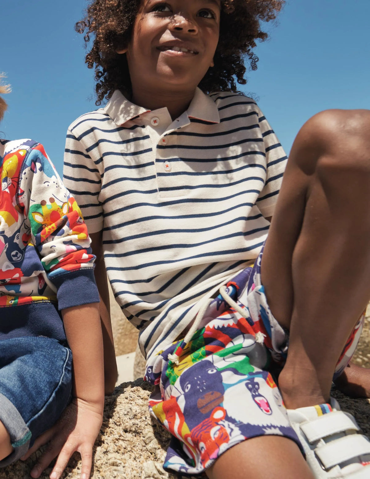 Printed Sweatshorts-Multi Bonkers Jungle