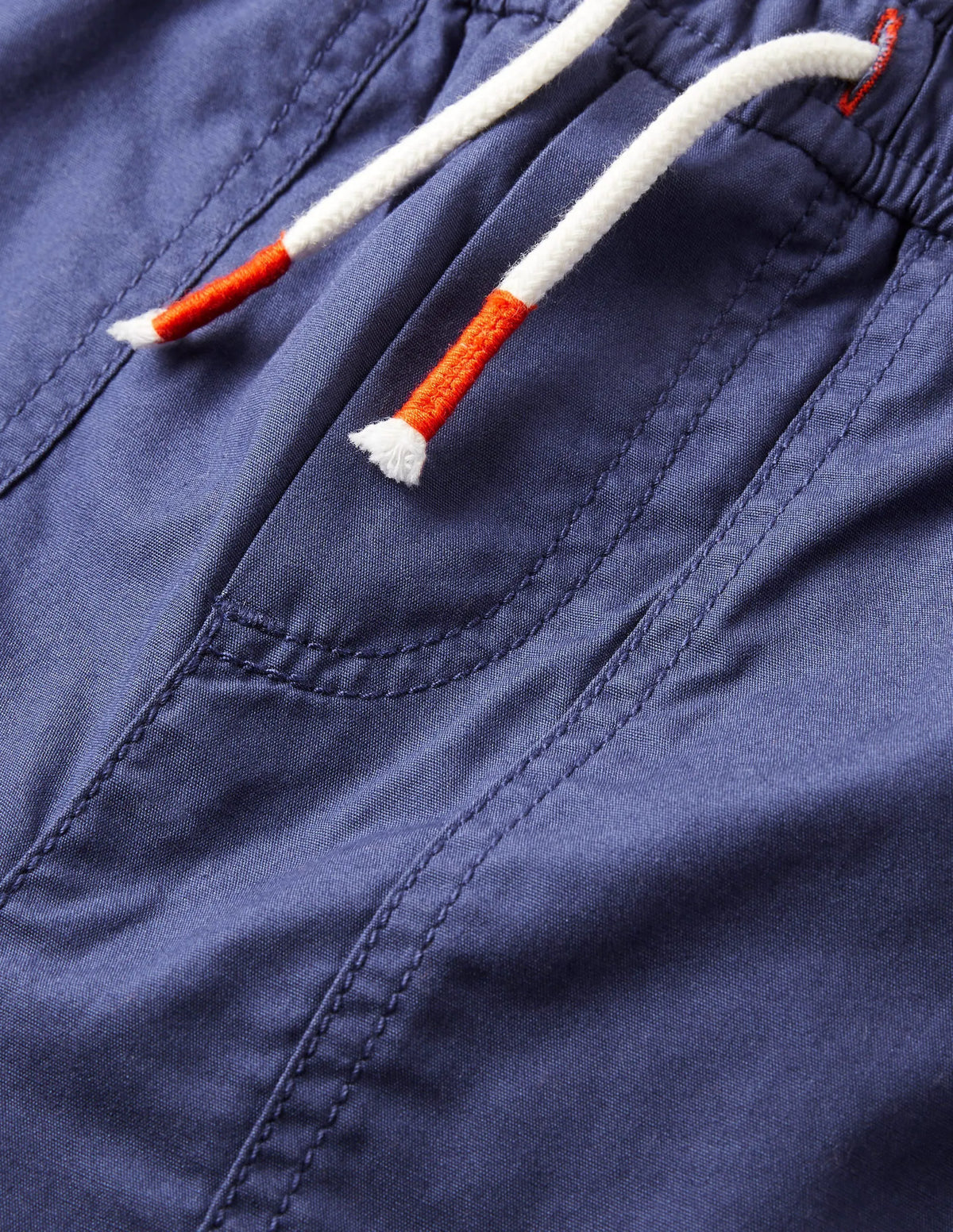 Lined Cord Pants-Starboard Blue