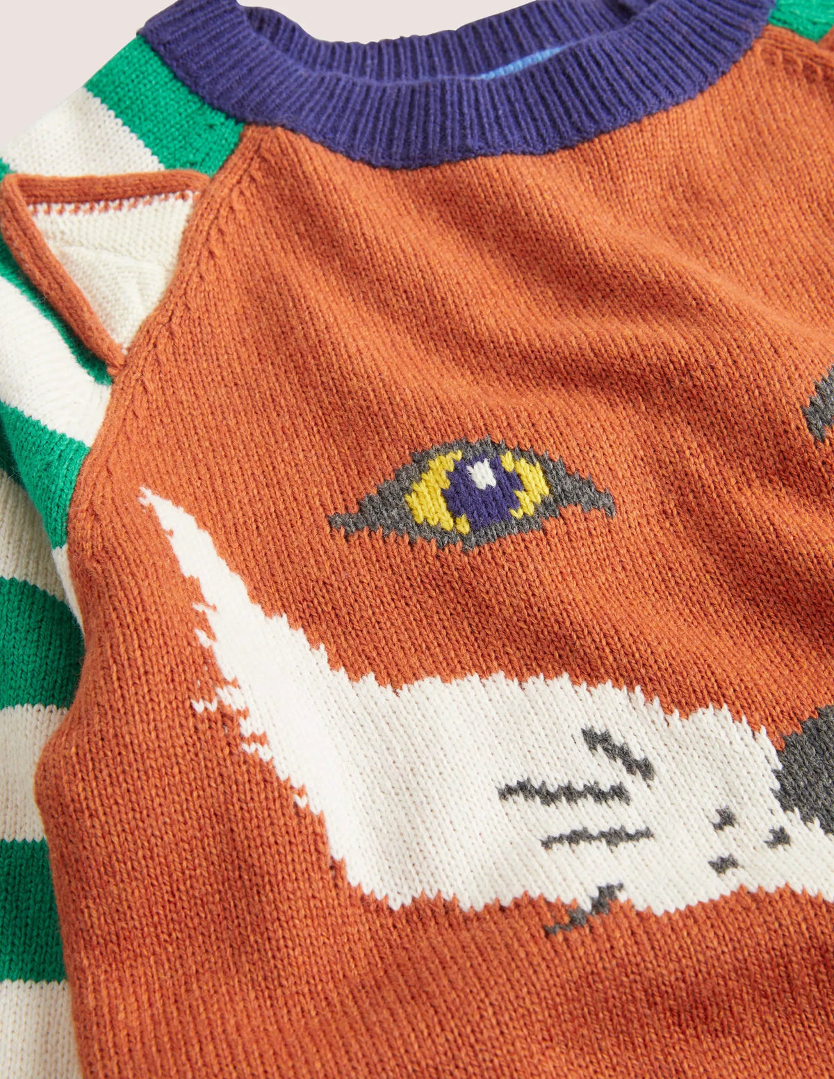 Hotchpotch Logo Jumper-Rust Orange Fox