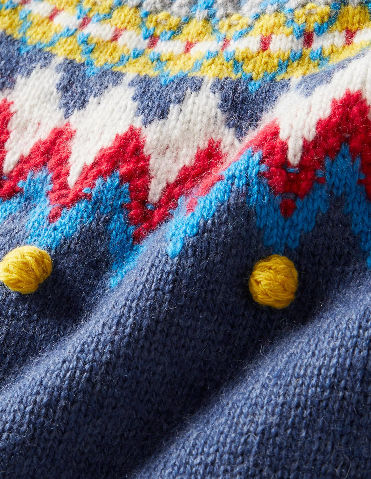 Classic Fair Isle Sweater-College Navy, Multi Fair Isle