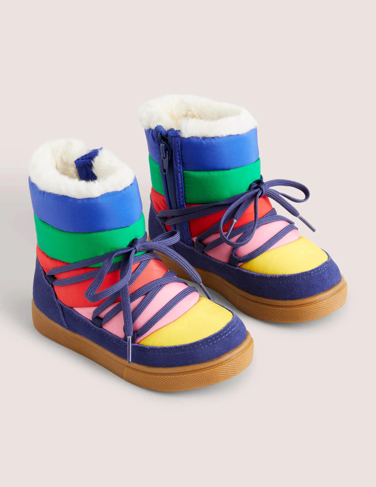 Colourblock Snow Boot-Multi