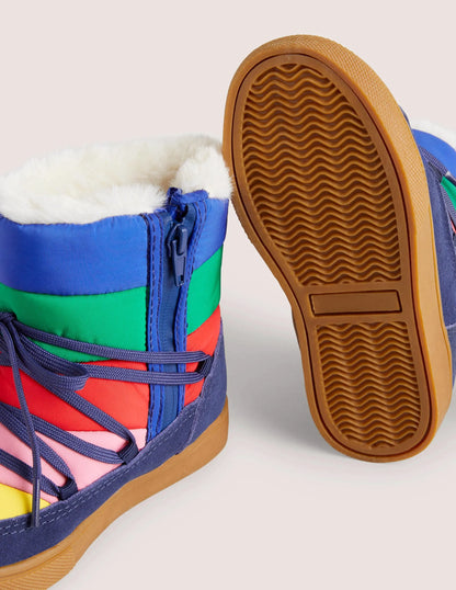 Colourblock Snow Boot-Multi