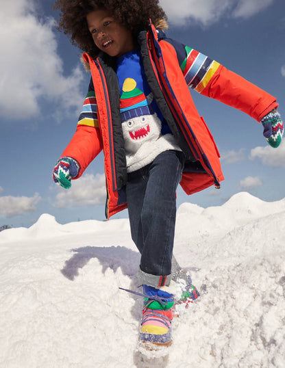 Colourblock Snow Boot-Multi