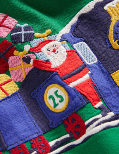 Festive Deliveries T-shirt-Shady Glade Train