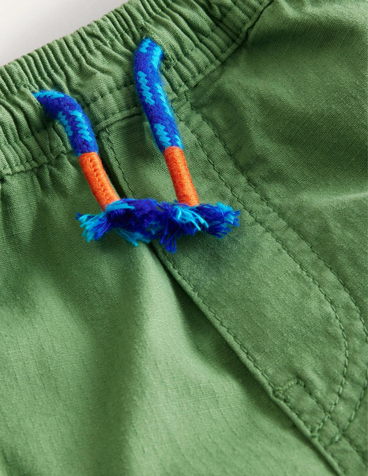 Cargo Pull-on Pants-Safari Green