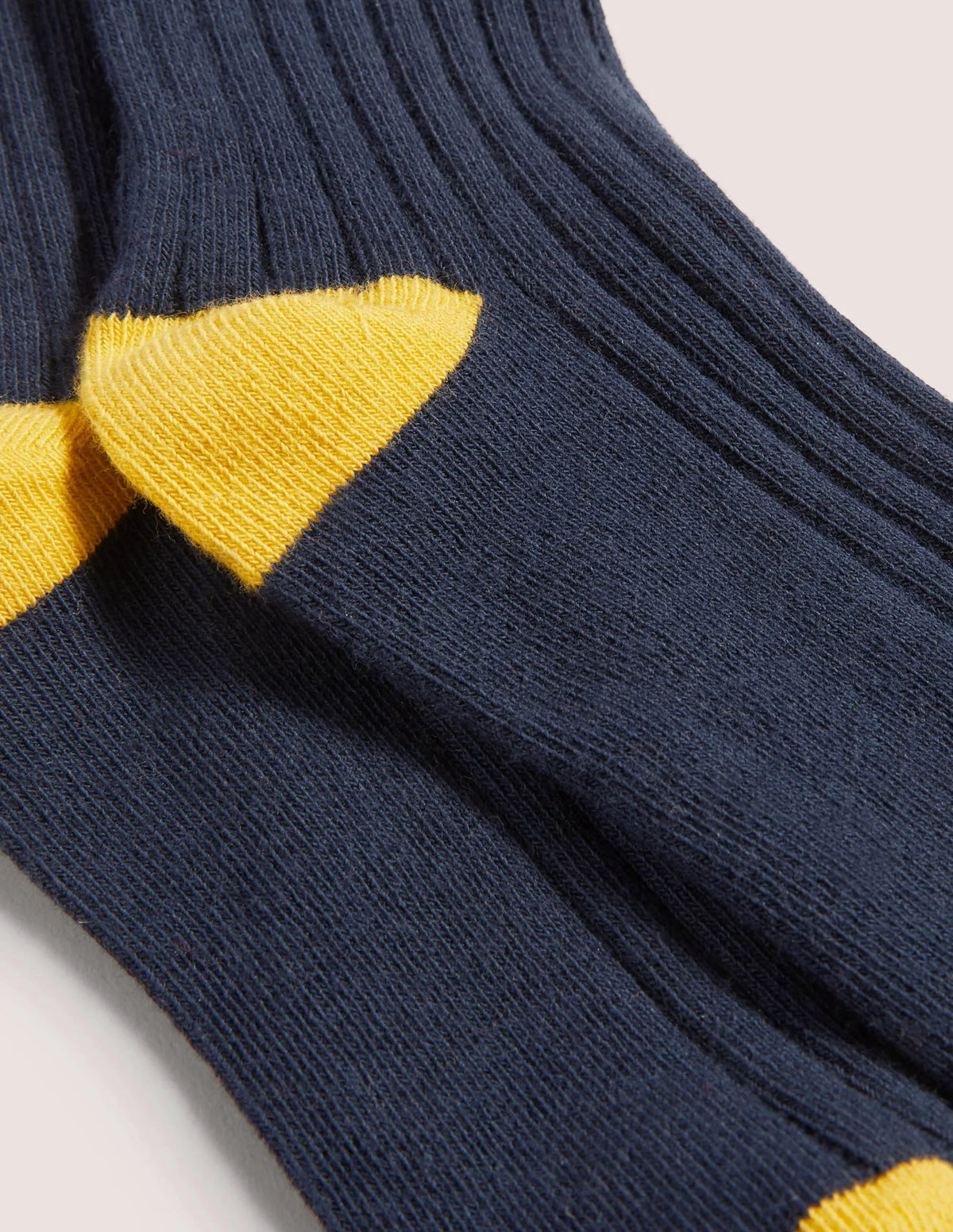 Ribbed Tights-Navy Blue